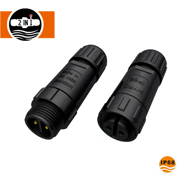 Mannelijk naar vrouwelijk M14-connector met draad